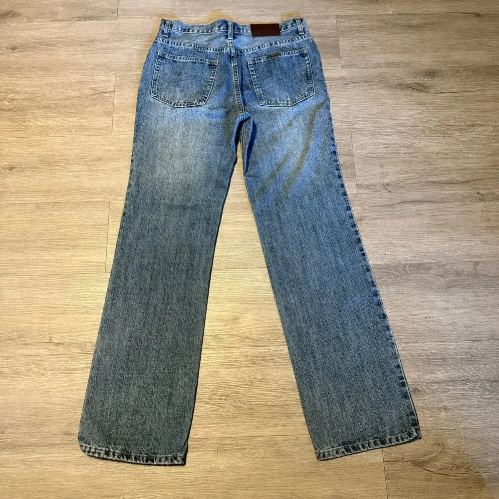 Vintage Calvin Klein Jeans Men’s Size 32 Straight Leg Blue Denim Pants Y2K 90s